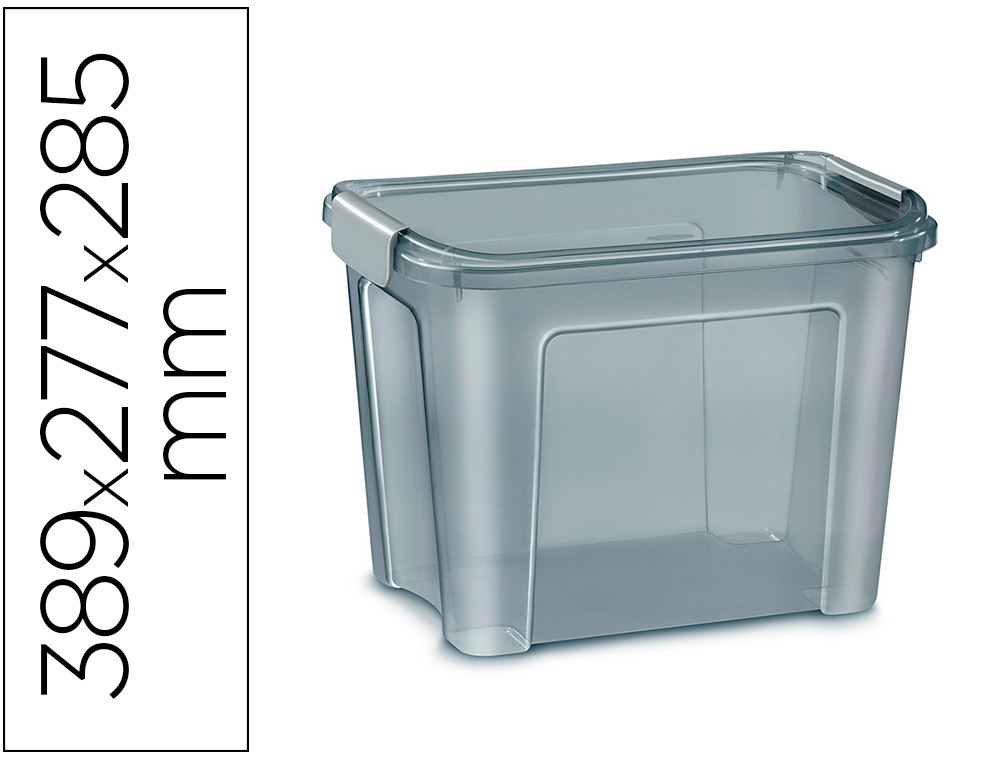 BOITE DE RANGEMENT CEP POLYPROPYLENE                 38,9X27,7X28,5CM CONTENANCE   18L