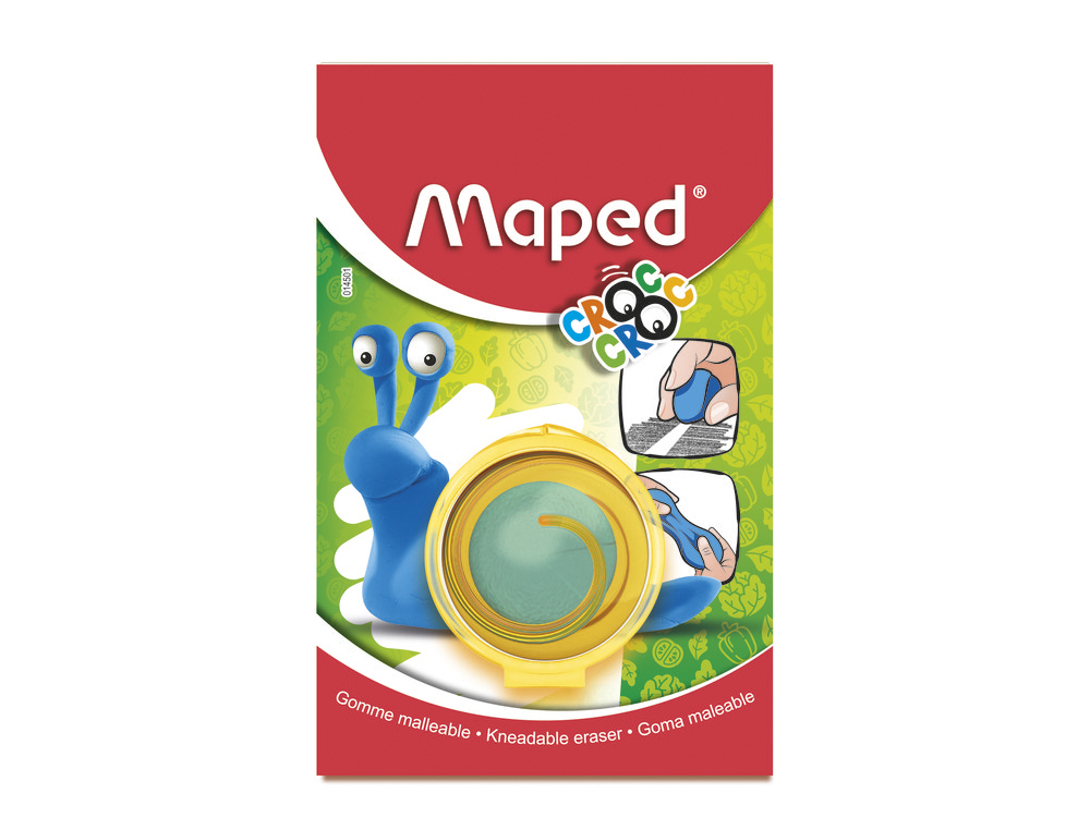GOMME MAPED MALEABLE CROC CROC BOITE HERMETIQUE         TRANSLUCIDE