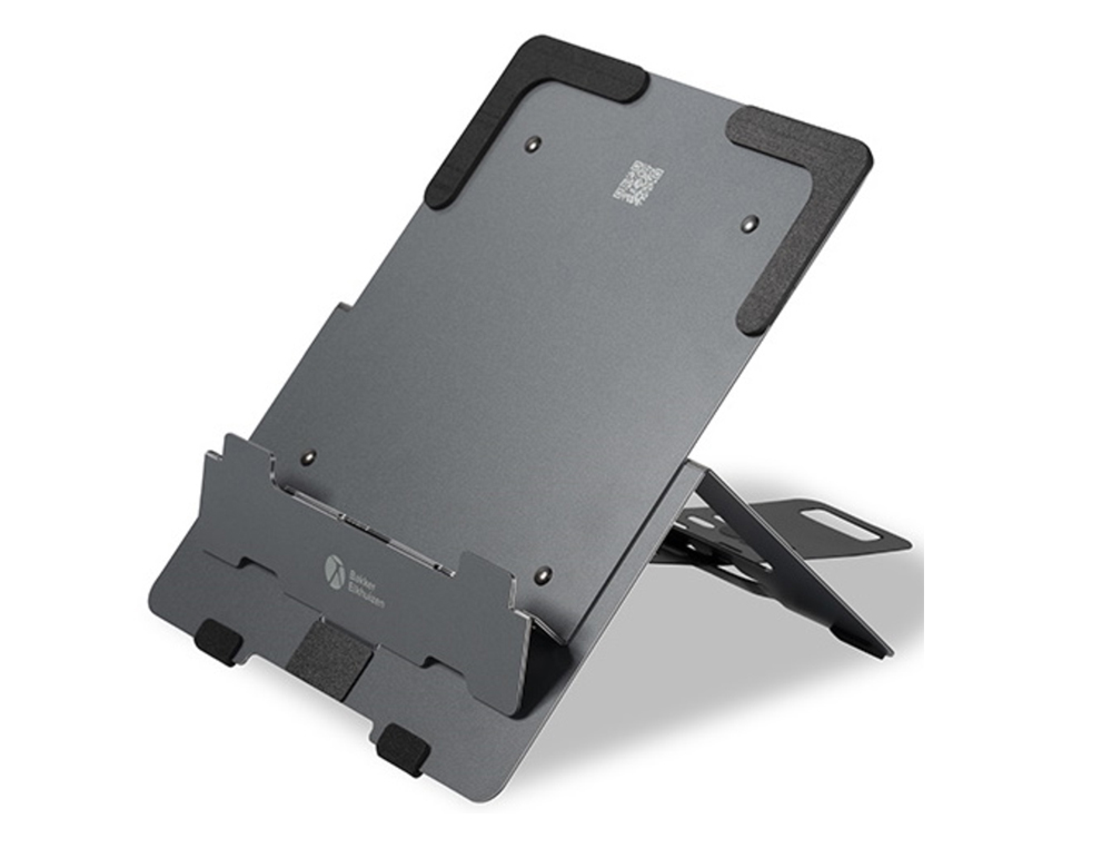 SUPPORT ORDINATEUR PORTABLE BAKKER FLEX TOP 170 ALUMINIUM NOIR GRIS