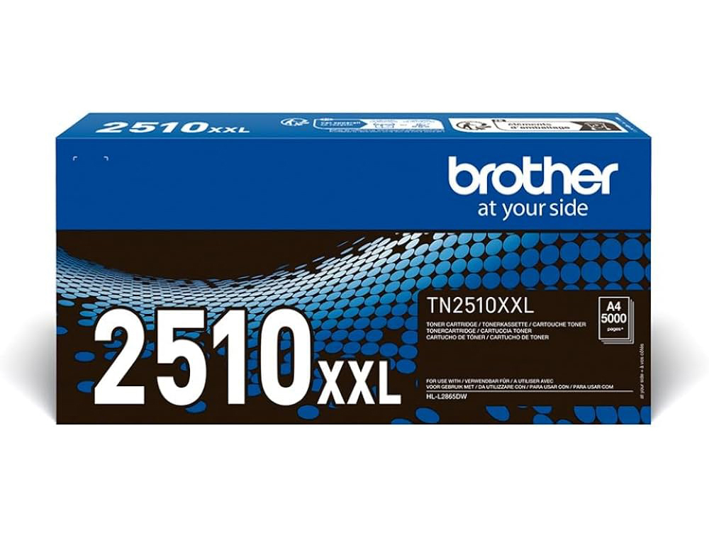 TONER BROTHER TN2510XXL POUR HL-L2865DW/ MFC-L2960DW/      MFC-L2980DW NOIR 5000 PAGES