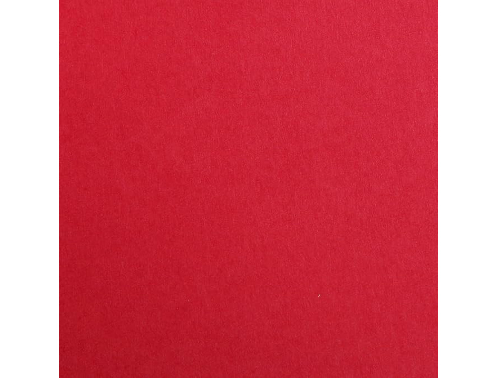 FEUILLE PAPIER CLAIREFONTAINE MAYA 270G 500X700MM COLORIS   ROUGE PAQUET 25 UNITES