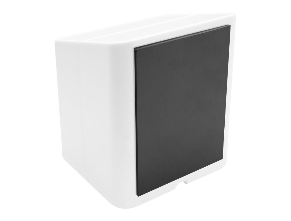 POT A CRAYONS EXACOMPTA PEN-CUBE MAGNETIQUE 2         COMPARTIMENTS COLORIS BLANC