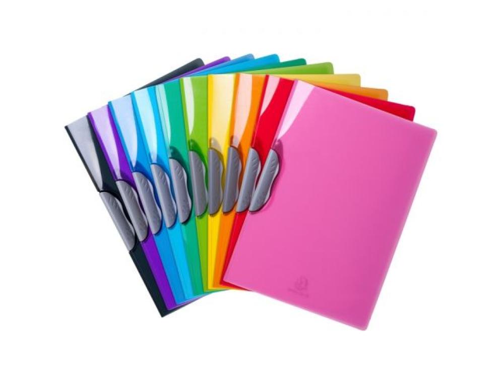 CHEMISE CLIP EXACOMPTA IDERAMA A4 PP DESIGN COLORIS  ASSORTIS