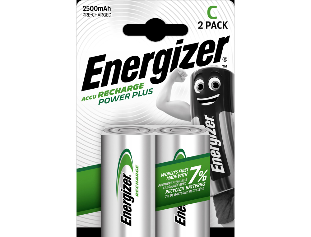 PILE ENERGIZER RECHARGEABLE POWER C/ NH22 2500 MAH        BLISTER 2 UNITES