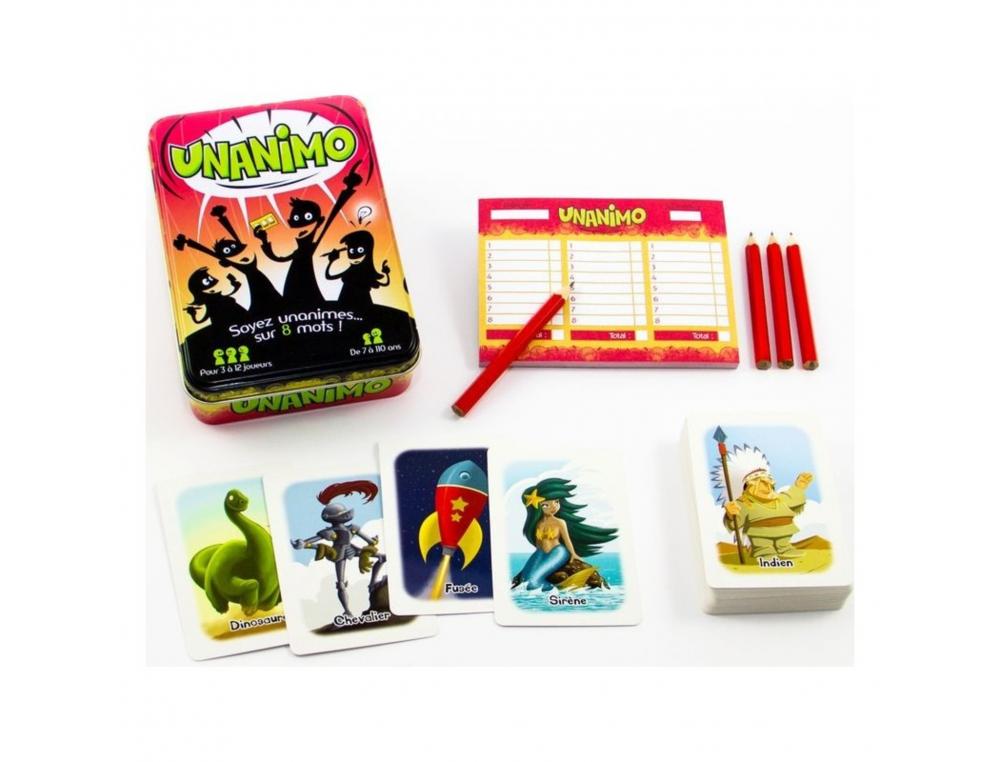 FRANCAIS JOUER AVEC LES LETTRES COCKTAIL GAMES        UNANIMO INTERET PEDAGOGIQUE   54 CARTES 1 BLOC DE FEUILLES