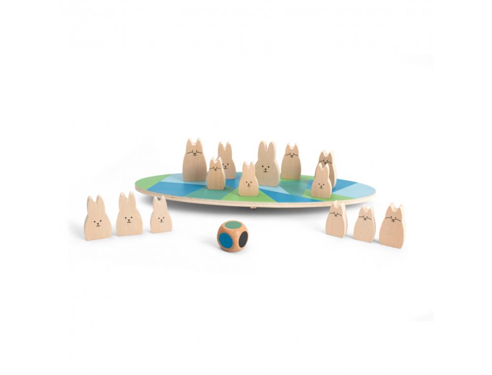 JEU D'ADRESSE LA BALANCE DES LAPINS BS TOYS