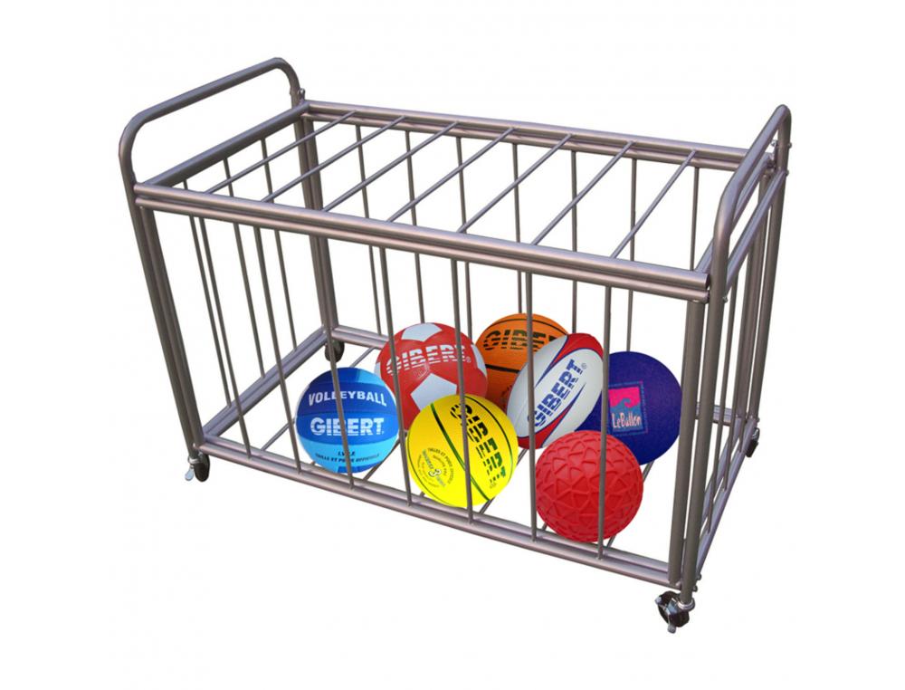 CHARIOT RANGEMENT FIRST LOISIRS EN METAL              122X61X91.5CM