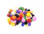 POMPON O COLOR TAILLES ET COLORIS ASSORTIS LOT DE 300   PIECES