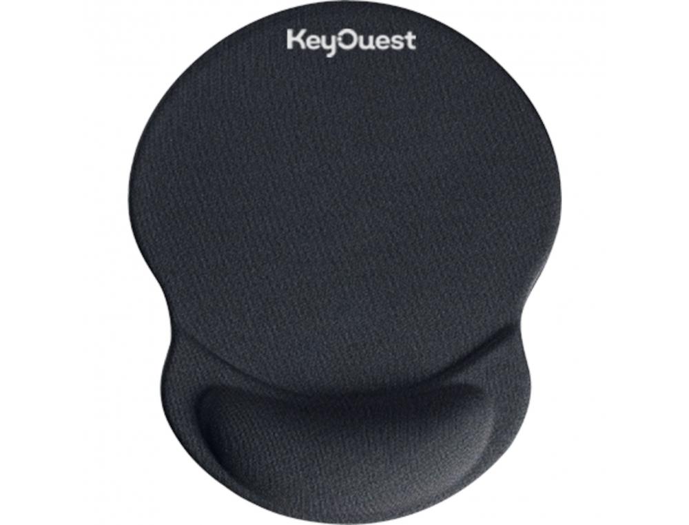 TAPIS DE SOURIS KEYOUEST ERGONOMIQUE REPOSE POIGNET    COLORIS NOIR