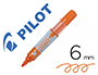 MARQUEUR PILOT V-BOARD MASTER RECYCLE EFFACABLE A SEC ET    RECHARGEABLE POINTE OGIVE     LARGE 6 MM COLORIS ORANGE
