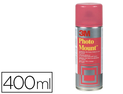 COLLE AROSOL 3M PHOTO MOUNT IDALE ASSEMBLAGES DFINITIFS 400ML