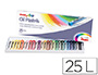 PASTEL HUILE PENTEL CORPS ROND ENROBAGE PAPIER NON SALISSANT DIAMTRE 8MM BOTE 25 UNITS