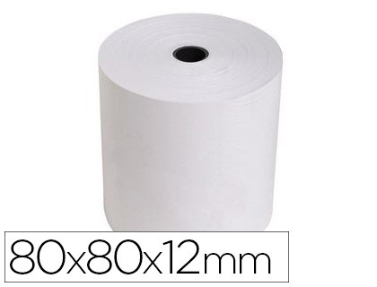 Exacompta Bobine TPE carte bancaire 57 x 40 x 12 mm - Longueur 18M -  Rouleau Papier thermique 1 pli 52g sans Phénol - Lot de 20