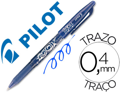 Stylo roller Pilot Frixion effaçable et rechargeable Stylo bleu