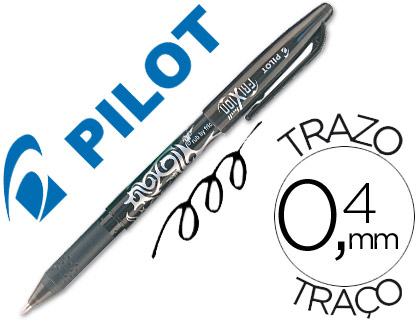 Stylo Roller Effacable Pilot Frixion Noir