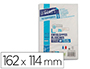 ENVELOPPE GPV PRCASE VLIN BLANC 90G C6 114X162MM ADHSIVE FOND GRIS PAQUET 25 UNITS