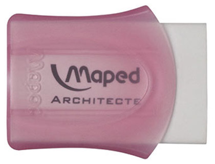 GOMME MAPED ARCHITECTE 51X39X17MM CAOUTCHOUC NATUREL DESSIN TUI PLASTIQUE