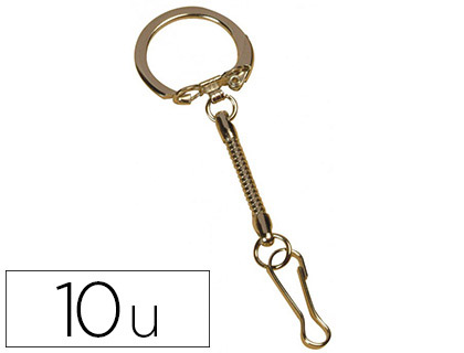 PORTE-CLS MOUSQUETON SACHET 10 UNITS