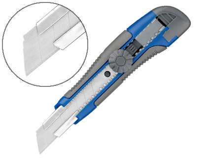 CUTTER WONDAY PLASTIQUE AUTOBLOQUANT LAME 18MM
