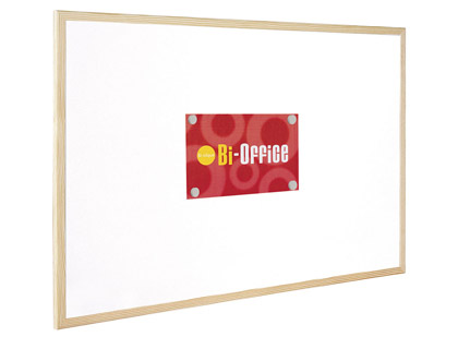 Bi-Office Tableau Noir, Cadre en Pin, 40 x 30 cm 