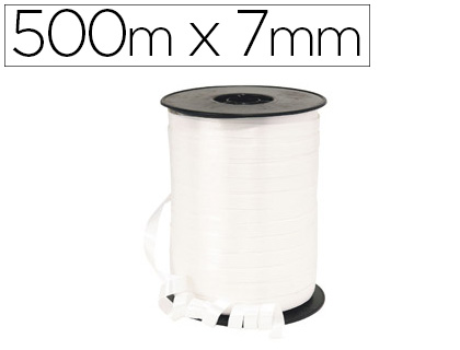 BOBINE BOLDUC LISSE 500MX7MM COLORIS BLANC