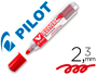 MARQUEUR PILOT V BOARD MASTER RECHARGEABLE POINTE OGIVE TRAC 2MM ENCRE LIQUIDE BASE ALCOOL COULEUR VIVE ROUGE