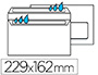 ENVELOPPE CONOMIQUE C5 162X229MM 80G AUTOCOLLANTE FENTRE 45X100MM COLORIS BLANC BOTE 500 UNITS