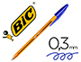 STYLO-BILLE BIC CRISTAL CRITURE FINE 0.4MM ENCRE CLASSIQUE BILLE INDFORMABLE CAPUCHON COULEUR ENCRE BLEU