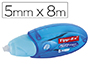 CORRECTEUR TIPP-EX MICRO TAPE TWIST DVIDOIR MINI RUBAN POLYESTER 5MMX8M CAPUCHON FORME ERGONOMIQUE