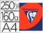 PAPIER COULEUR CLAIREFONTAINE TROPHE MULTIFONCTION A4 160G/M2 COULEURS INTENSES ROUGE CARDINAL PAQUET 250 FEUILLES