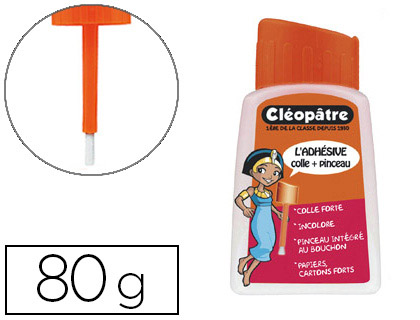 Colle gel forte adhésive cléopâtre 80 grpinceau intégré