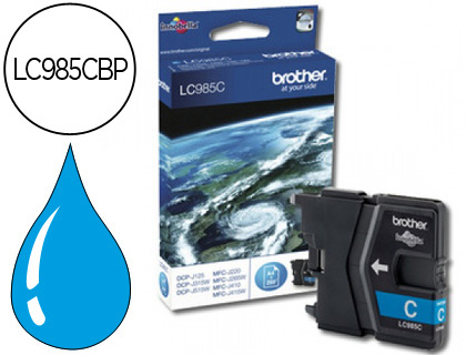 CARTOUCHE BROTHER JET D'ENCRE LC985C COULEUR CYAN 260P