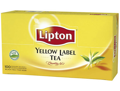 TH LIPTON YELLOW FRACHEUR BOTE 100 SACHETS