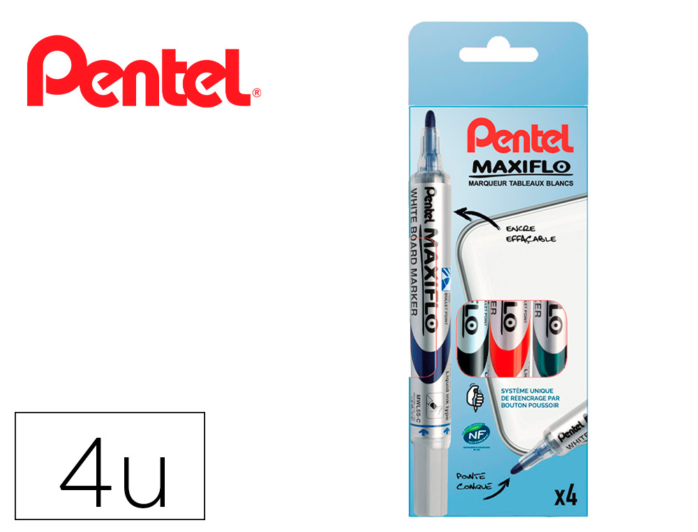 MWL5S Pentel Maxiflo marqueur effaçable à sec à …