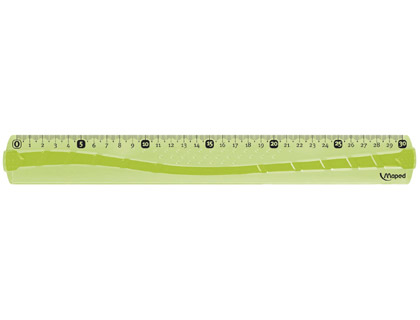 Règle plate plastique flexible 30 cm