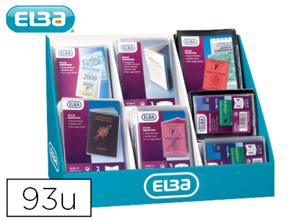 PRSENTOIR 93 TUIS DE PROTECTION ELBA PVC TRANSPARENT