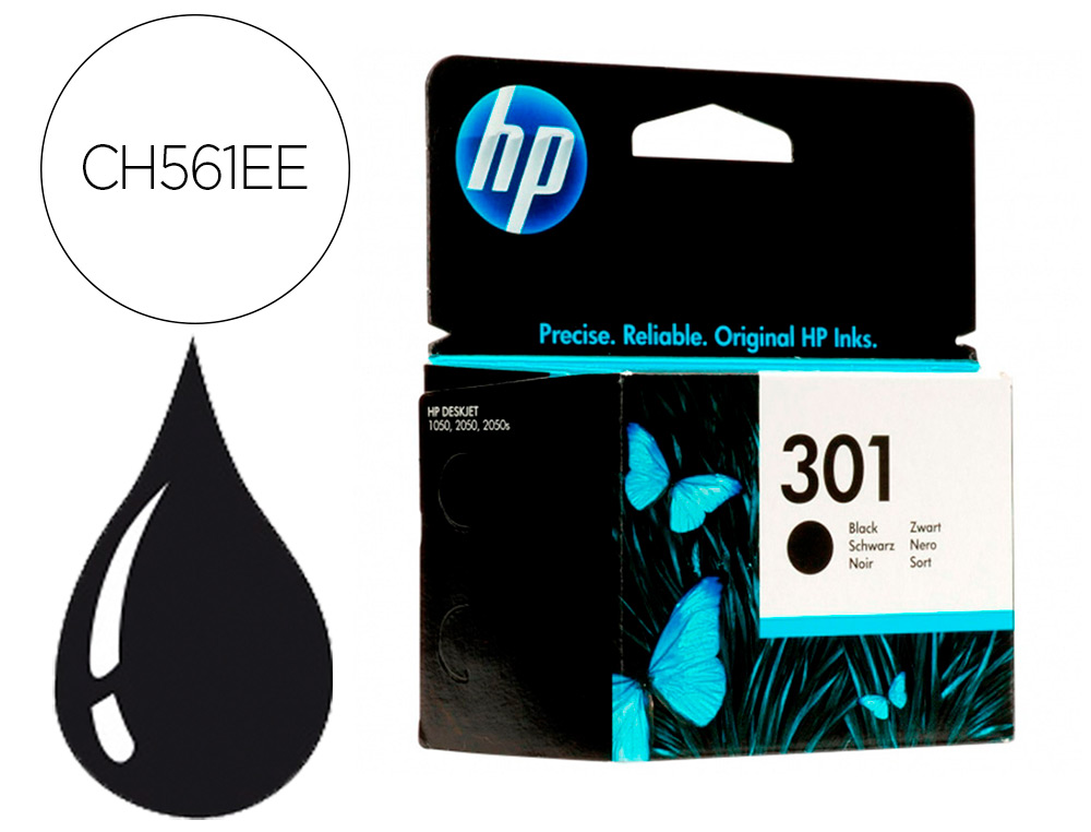 CARTOUCHE JET D'ENCRE HP NOIR 301XL