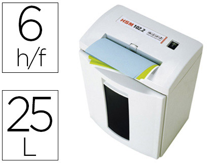 DESTRUCTEUR HSM 90.2CC COUPE C ROISE 4X25MM A4 25L 326X240X423MM 4.5KG TRS CONFIDENTIEL DTRUIT TROMBONES AGRAFES