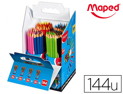 Pochette de 36 crayons couleurs School Peps Maped