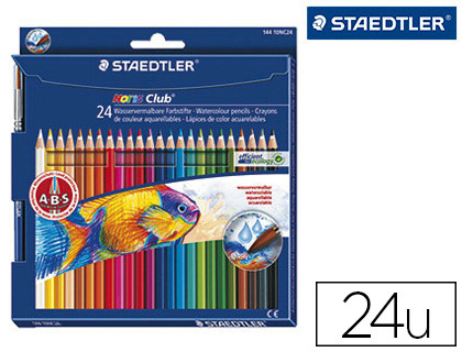 Staedtler Noris Club Pochette de 24 Feutres de coloriage Assortis