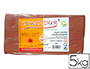 ARGILE AUTODURCISSANTE SOLARGIL DURCI'DUR COLORIS ROUGE PAIN 5KG