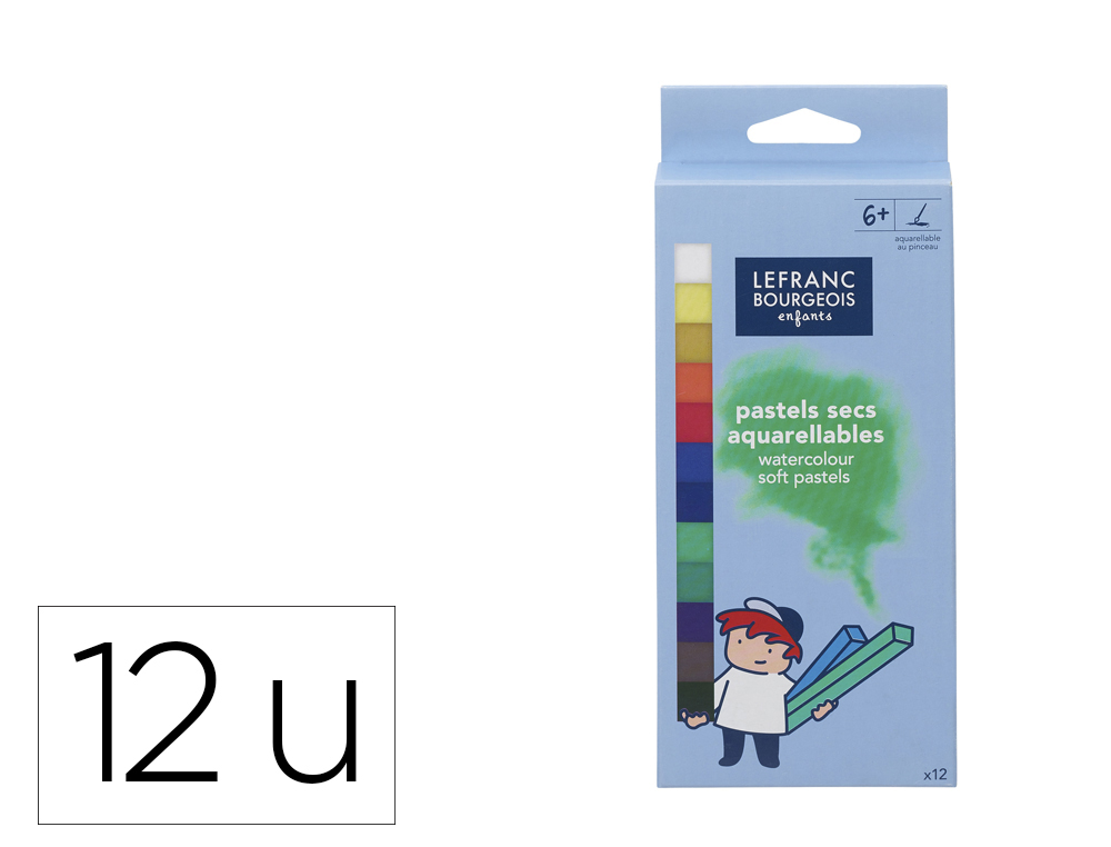 CRAIE LEFRANC BOURGEOIS PASTEL TENDRE AQUARELLABLE FINITION LISSE TUI 12 UNITS