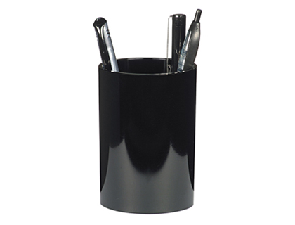 POT  CRAYONS CEP CONFORT POLYSTYRNE ANTICHOC HAUTE QUALIT PAROIS PAISSES HAUTEUR 105MM DIAMTRE 75MM COLORIS NOIR