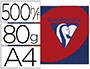 PAPIER COULEUR CLAIREFONTAINE TROPHE MULTIFONCTION A4 80G/M2 COULEURS INTENSES ROUGE GROSEILLE PAQUET 500 FEUILLES