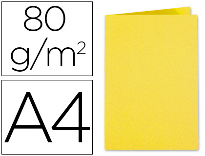 SOUS-CHEMISE EXACOMPTA ROCK'S 220X310MM 80G COLORIS CITRON PACK 100 UNITS
