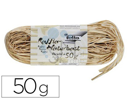 RAPHIA VGTAL BRIN 1M PELOTE 50G COLORIS NATUREL