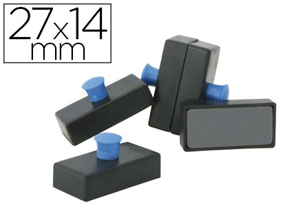 AIMANT SAFETOOL RECTANGULAIRE 27X14MM BLISTER 5 UNITS