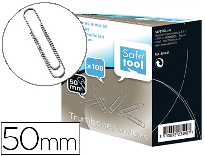ATTACHE-LETTRES SAFETOOL ONDULE 50MM BOTE 100 UNITES FTB 500073