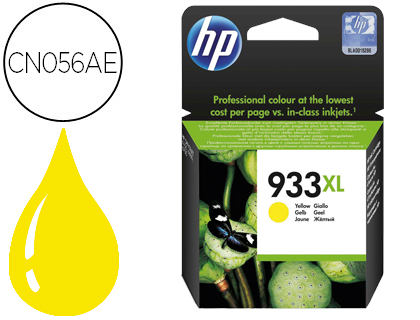 CARTOUCHE HP 933XL JET D'ENCRE CN056AE COULEUR JAUNE HAUTE CAPACIT 825P