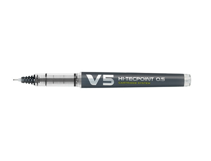 ROLLER PILOT V5 RECHARGEABLE CRITURE FINE 0.3MM NIVEAU ENCRE LIQUIDE VISIBLE COLOGIQUE RGULATEUR DBIT NOIR